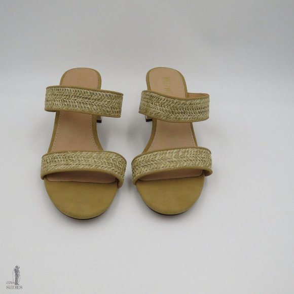 Mi.iM  Basket Weave Strap Block Heel Womens 10 - Picture 2 of 8